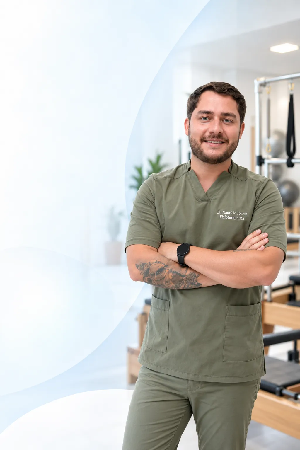 Dr. Maurício Torres em seu consultório